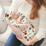 Set de manta con nombre para recién nacido Baby Shower Gift