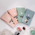 Personalizado lindo oso de graduación 3D nombre de la burbuja bolsa de pinceles de maquillaje Set con 8 piezas de pinceles de maquillaje de regalo para los graduados amantes de la belleza
