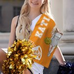 Personalised Cartoon Cheerleading Girl Soft Quick Dry Waffle Towel with Name and Hanging Clip Sports Accessories Birthday Gift for Cheerleader Women