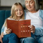 Taccuino diario foderato in pelle personalizzato con 1-12 nomi e 100 pagine di carta Festa della mamma Regalo di compleanno per la mamma nonna