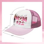 Gorra de béisbol personalizada con nombre y ajustable Snapback para el Día de la Madre Regalo de cumpleaños para mamá amante del béisbol Jugadora de helados