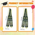 Personalized Multicolor Medical Symbols Occupational Graduation Stole with Name and Year Graduation Keepsake for Nurse Doctor Medical Graduates