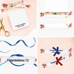 Personalisierte Diplom-Design Graduierung Satz von 20 Bonbonpapier mit Text und Schleife Graduierung Party Favors Geschenk für Absolventen