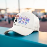 Gorra de béisbol personalizada con nombre y ajustable Snapback para el Día de la Madre Regalo de cumpleaños para mamá amante del béisbol Jugadora de helados