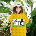 Gepersonaliseerd geportretteerd neefje Crew Hooded Strandlaken met naam Zomervakantie Reizen Strandfeest Accessoire Verjaardagscadeau voor kinderen