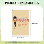 Personalized Ice Cream Dripping Baseball Mom Towel with Name and Number Portable Birthday Sport Accessories Gift for Baseball Sport Lovers