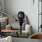 Personalisierter Mikrofon Windschutz mit Foto oder Logo 2er-Set Geburtstag Geschenk für Podcaster Moderator Content Creator