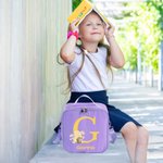 Personalized Classic Winnie the Pooh Insulated Lunch Bag with Initial and Name Back to School Picnic Birthday Gift for Kids