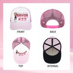 Gorra de béisbol personalizada con nombre y ajustable Snapback para el Día de la Madre Regalo de cumpleaños para mamá amante del béisbol Jugadora de helados