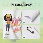 Personalized Ice Cream Dripping Baseball Mom Towel with Name and Number Portable Birthday Sport Accessories Gift for Baseball Sport Lovers