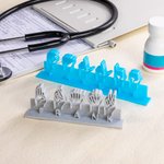 Personalized Multicolor American Sign Language 3D Printed Desk Name Plate Birthday Appreciation Gift for ASL Interpreter Teacher Deaf  People