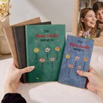 Taccuino diario foderato in pelle personalizzato con 1-12 nomi e 100 pagine di carta Festa della mamma Regalo di compleanno per la mamma nonna