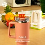 Personalizado 3D Impreso Multicolor 2-3 Letras Griegas Pajita Decoración Bebida Fiesta Cumpleaños Regalo para Hermanas | Callie × Affinity Licensing