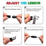 Personalized Cute Cartoon Teacher Adjustable Lanyard with Silicone Beads and Keychain for Id Badges and Keys Teacher's Day  Birthday Gift for Teachers