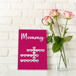 Personalized Grandkids Make Life More Grand Crossword Scrabble Puzzle Building Brick with Names Mother's Day Housewarming Gift for Grandma Mom