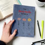 Taccuino diario foderato in pelle personalizzato con 1-12 nomi e 100 pagine di carta Festa della mamma Regalo di compleanno per la mamma nonna