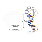 Personalisierte Diplom-Design Graduierung Satz von 20 Bonbonpapier mit Text und Schleife Graduierung Party Favors Geschenk für Absolventen