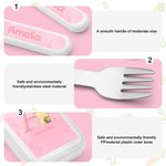 Personalized Classic Winnie the Pooh Initial Safe Stainless Steel Kid's Fork Spoon Knife 3 Pcs Cutlery Set with Name and Case Birthday Gift for Kids