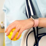 Pulsera de silicona multicolor personalizada para Apple Watch con nombre grabado Regalo de cumpleaños para los amantes del Pickleball