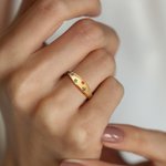 Personalisierte Vintage Star 1-5 Birthstones Ring Zierliche Schmuck Geburtstag Jahrestag Muttertag Geschenk für Mama Oma