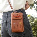 Personalised This Belongs To 1-12 Birth Flowers PU Leather Crossbody Bag Wallet with Names and Card Slots Mother's Day Birthday Gift for Mom Grandma