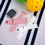 Pulsera de silicona multicolor personalizada para Apple Watch con nombre grabado Regalo de cumpleaños para los amantes del Pickleball