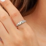 Personalisierte Vintage Star 1-5 Birthstones Ring Zierliche Schmuck Geburtstag Jahrestag Muttertag Geschenk für Mama Oma