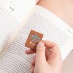 Personalized Floral Happy Retirement Magnetic Leather Bookmark Clip with Name and Year School Office Stationary Supplies Birthday Gift for Bookworms