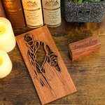 Personalized Inspirational Jesus Art Wooden Plaque with Engraved Text Desktop Decor Birthday Religious Baptism Gift for Christian Family