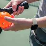 Pulsera de silicona multicolor personalizada para Apple Watch con nombre grabado Regalo de cumpleaños para los amantes del Pickleball