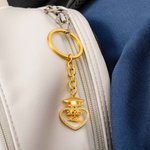 Personalisierte Zirkon Herz geformt Graduation Cap Schlüsselanhänger mit Namen Charme Graduation Souvenir Rucksack Zubehör Geschenk für Absolventen Klassenkameraden