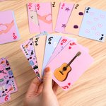 Personalized I Was There Music Memory Photo Poker Card Deck 54 Pcs Bachelor Party Eras Tour Souvenier Gift for Family Friend