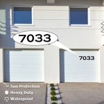 Número magnético multicolor personalizado de gran tamaño para la decoración de la puerta de la casa Regalo de cumpleaños para los entusiastas de las carreras en familia