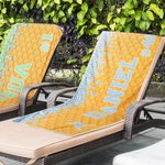 Toalla de playa de secado rápido personalizada con nombre Accesorio de vacaciones de verano Regalo de cumpleaños para mamá amante del béisbol