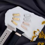 Personalisierter Medizinischer Notfall ID-Tag Apple Watch Charme mit Text Notfallkontakt Uhrenarmband Zubehör Geschenk für Diabetiker Allergiker