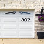 Número magnético multicolor personalizado de gran tamaño para la decoración de la puerta de la casa Regalo de cumpleaños para los entusiastas de las carreras en familia