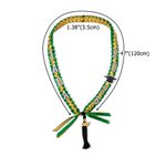 Personalized Handmade Braid Graduation Lei Honor Ribbon with Name Class of 2025 Graduation Ceremony Gift for Graduates