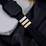 Personalisierter Medizinischer Notfall ID-Tag Apple Watch Charme mit Text Notfallkontakt Uhrenarmband Zubehör Geschenk für Diabetiker Allergiker
