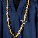 Personalized Handmade Braid Graduation Lei Honor Ribbon with Name Class of 2025 Graduation Ceremony Gift for Graduates