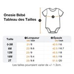 T-shirt Onesie Bébé 100% Coton Personnalisé avec Nom Élément et Cœur Floral Cadeau de Premier Anniversaire Fête des Mères pour Bébé et Maman