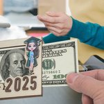 Personalized Cartoon Grad Cap Character Wooden Money Holder Cash Envelope with Name and Year Graduation Gift for Class of 2025 Graduates