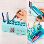 Caja de ganchillo personalizada con dibujos animados y nombre Regalo de cumpleaños para los amantes del punto