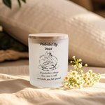 Personalisierte Mama Schwan beschützt ihre Babys LED Kerze Glas mit Namen und Text Home Decor Muttertag Geburtstag Geschenk für Mama Oma