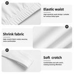 Personalisierte Wiederholung Name Herz Atmungsaktive Tanga Brief Boxer Unterwäsche Set Flitterwochen Reise Hochzeit Geschenk für Männer Frauen Paar