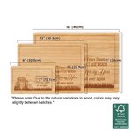 Personalisierte 10 Jahre nach unten und ich immer noch Holz heiraten Sie Name FSC Bambus Charcuterie Schneidebrett mit Saft Rille Housewarming Hochzeit Geschenk für Familie