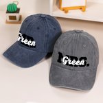 Casquette de baseball assortie avec nom de famille Lot de 2 casquettes de baseball personnalisées Cadeau de voyage pour les nouveaux mariés