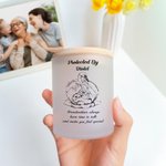 Personalisierte Mama Schwan beschützt ihre Babys LED Kerze Glas mit Namen und Text Home Decor Muttertag Geburtstag Geschenk für Mama Oma