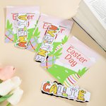 Personalized Bunny Carrot Doodle Name Magnetic Bookmark Clip Reading Stationery Supplies Back to School Easter Gift for Bookworms Boys Girls