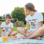 T-shirt personnalisé Like Mother like Daughter Son Cartoon Mother and Child 100% Cotton T-shirt with Names Mother's Day Birthday Gift for Kid Mom