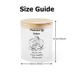 Personalisierte Mama Schwan beschützt ihre Babys LED Kerze Glas mit Namen und Text Home Decor Muttertag Geburtstag Geschenk für Mama Oma